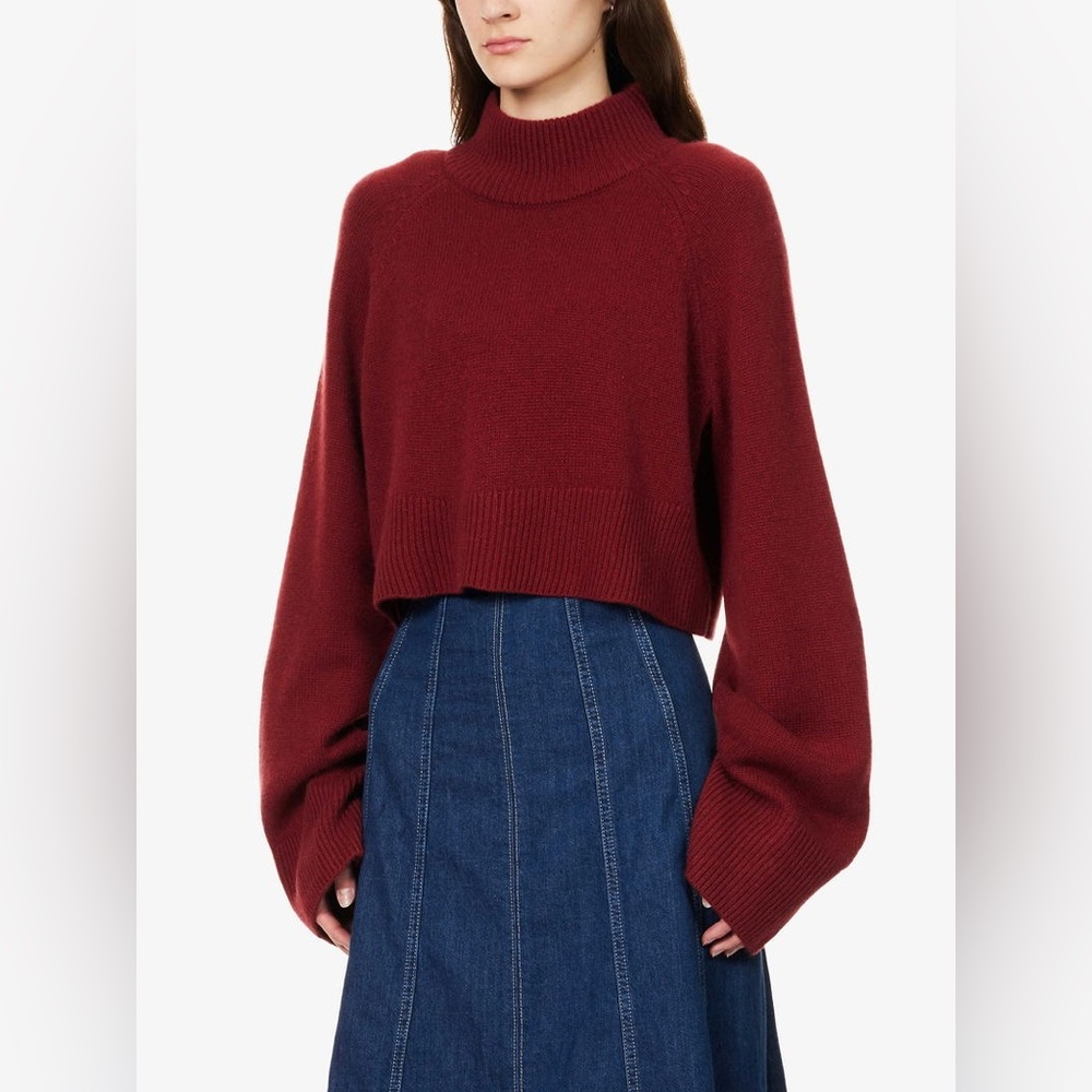 Reformation Garrett Relaxed-Fit Recycled-Cashmere And Cashmere-Blend Jumper Sz L